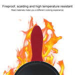 Bao tay cầm nồi silicone chống trượt cho nhà bếp, tay cầm nồi dày mềm
