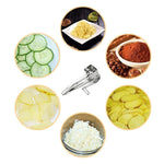 Dụng cụ bào phô mai quay tay bằng thép không gỉ, có 3-4 lỗ, 7-8 lỗ, 9-10 lỗ, bào vụn