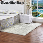 Thảm lông cừu nhân tạo mềm hình chữ nhật sang trọng, 80x180cm, 45x45cm, 100x180cm, 55x55cm