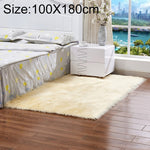 Thảm lông cừu nhân tạo mềm hình chữ nhật sang trọng, 80x180cm, 45x45cm, 100x180cm, 55x55cm