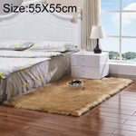 Thảm lông cừu nhân tạo mềm hình chữ nhật sang trọng, 80x180cm, 45x45cm, 100x180cm, 55x55cm