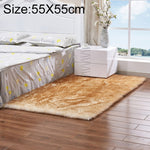 Thảm lông cừu nhân tạo mềm hình chữ nhật sang trọng, 80x180cm, 45x45cm, 100x180cm, 55x55cm