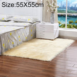Thảm lông cừu nhân tạo mềm hình chữ nhật sang trọng, 80x180cm, 45x45cm, 100x180cm, 55x55cm