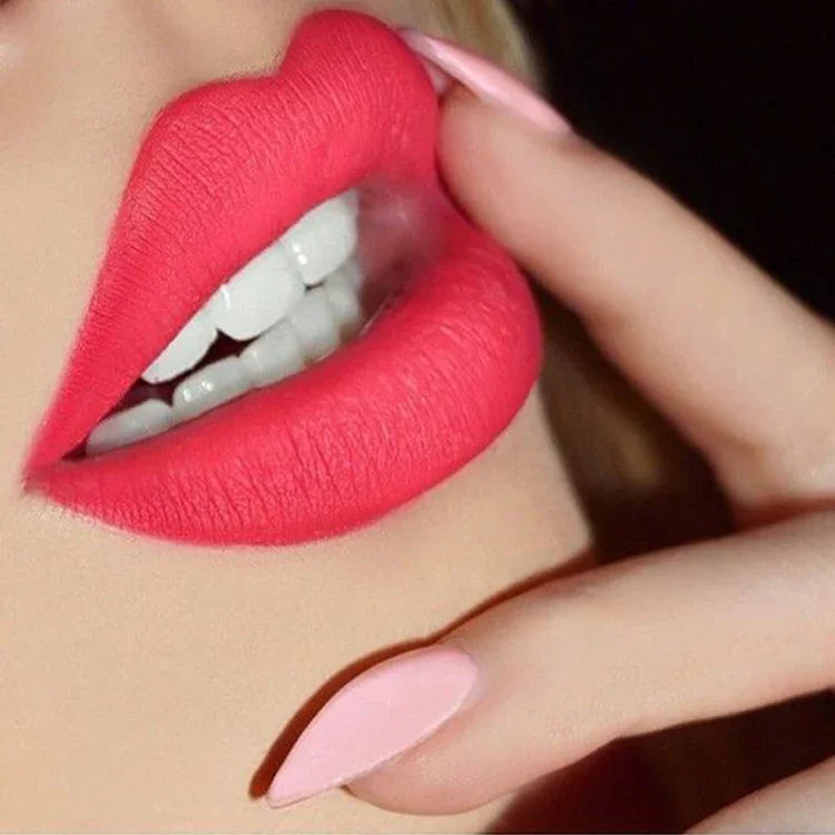 Son môi dạng lỏng lì, bút kẻ viền môi trang điểm chống nước, son môi lâu trôi, son môi lì đẹp, các màu 1 đến 18