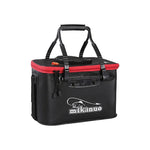 Thùng cá sống gấp đa năng dày dặn, xô câu cá 35 cm (có tay cầm không có túi bên)