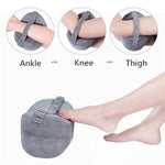 Gối kê đầu gối chống áp lực thoải mái cho bà bầu, gối yoga cho chân