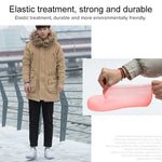 Ủng đi mưa di động chống trượt, tái sử dụng, bọc giày PVC chống nước, size 31