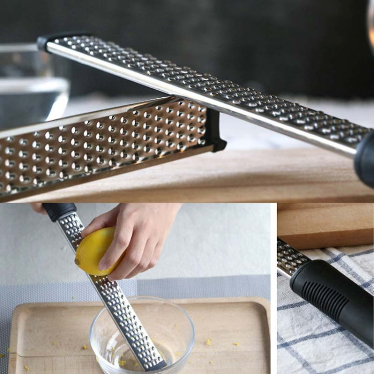 Dụng cụ bào phô mai hình chữ nhật bằng thép không gỉ, dụng cụ gọt socola, chanh, trái cây, đóng gói túi PP, hộp màu