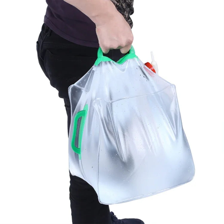 Túi đựng nước PVC gấp gọn ngoài trời 20L, thiết bị cắm trại, 20L