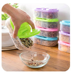 Hộp đựng cơm hộp đựng thực phẩm nhựa di động, hộp đựng trái cây gấp gọn cho cắm trại, hộp bảo quản tủ lạnh và lò vi sóng