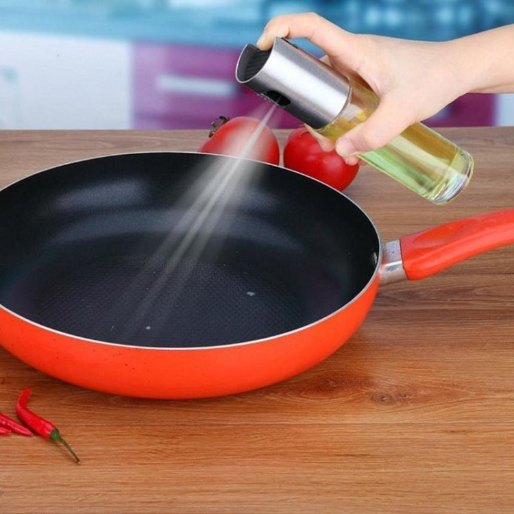 Bình xịt dầu ô liu thủy tinh thép không gỉ, bình đựng dầu, nước sốt, giấm, bình xịt dầu