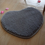 Thảm tắm chống trượt hình trái tim, thảm nhà bếp trang trí nhà, 30*40CM, 40*50CM, 50*60CM, 60*70CM