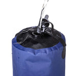 Bình nước PVC di động 11L cho cắm trại đi bộ ngoài trời, bình tắm nước