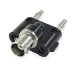 5 cái Đầu nối chuyển đổi BNC Female sang Dual Banana Plug Male, BNC Female sang Dual Banana Male