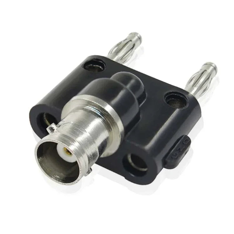 5 cái Đầu nối chuyển đổi BNC Female sang Dual Banana Plug Male, BNC Female sang Dual Banana Male