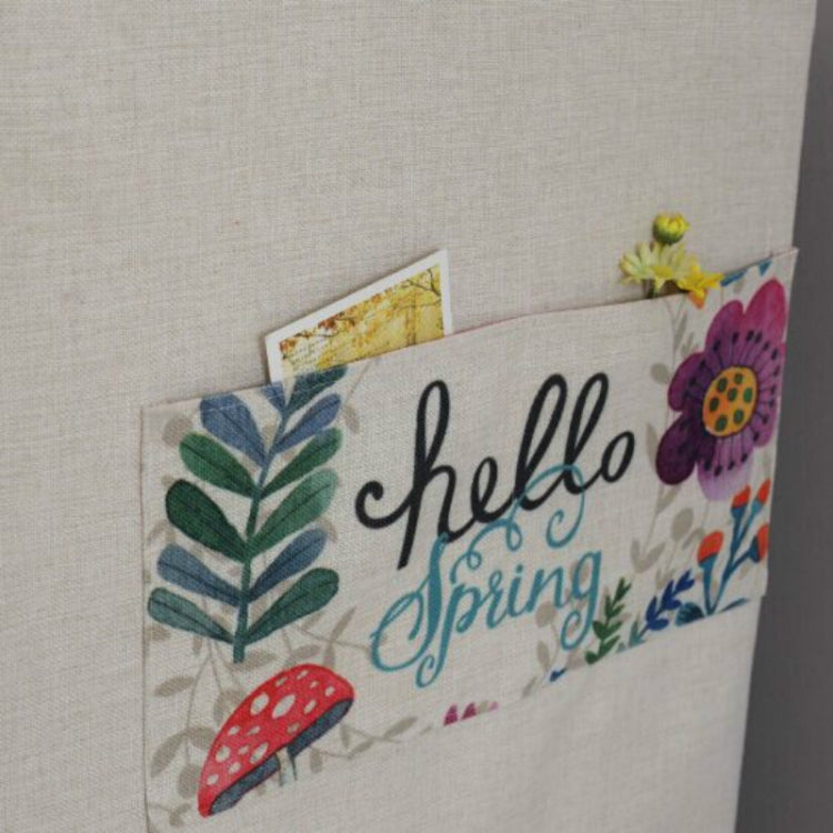 Bọc máy giặt hình trống bằng vải cotton và linen hoạt hình, 83x60x60cm