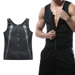 Áo ghi lê nam có khóa kéo, đai nịt bụng thể dục, S, L, XL, XXL, XXXL, M