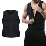 Áo ghi lê nam có khóa kéo, đai nịt bụng thể dục, S, L, XL, XXL, XXXL, M