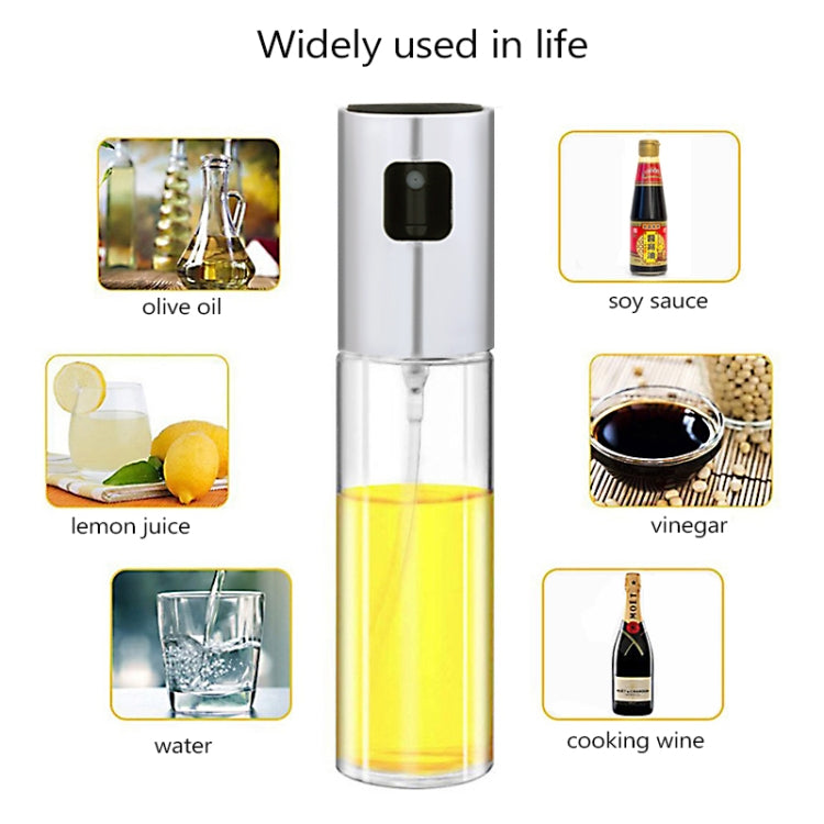 Bình xịt dầu ô liu thủy tinh nhà bếp, bình xịt giấm dầu, bình đựng gia vị