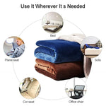 Chăn lông cừu flannel màu trơn, chăn phủ sofa họa tiết kẻ siêu mềm, chăn mùa đông ấm áp dễ giặt, chăn lông giả, kích thước 70x100cm, 200x230cm