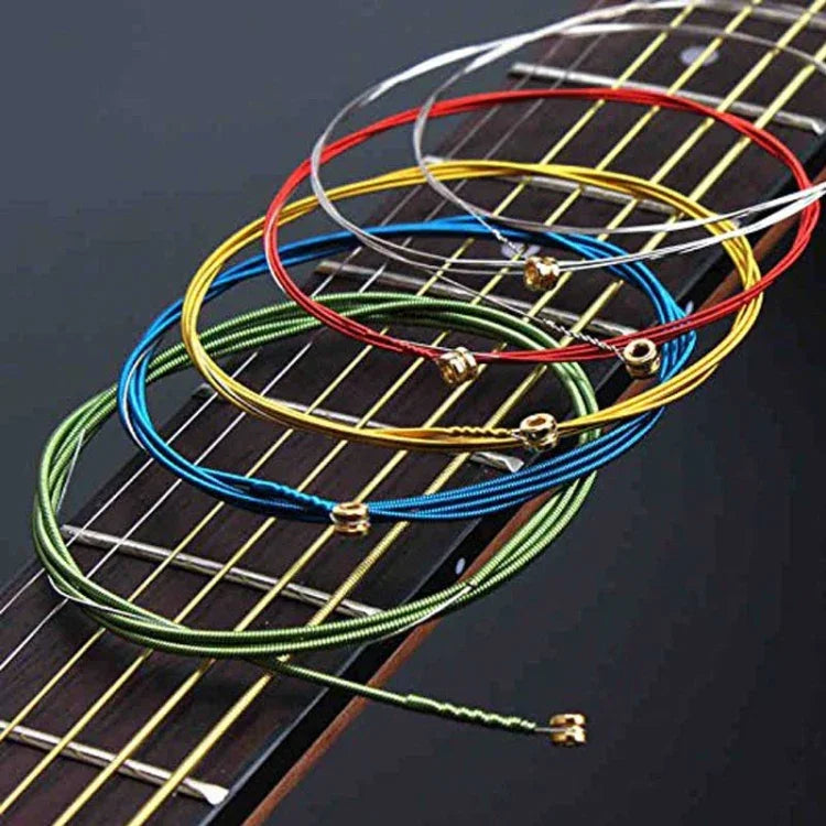 Bộ Dây Đàn E-A 6 trong 1 Nhiều Màu, Dây Đàn E-A