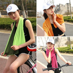 Khăn thể thao làm từ polyester thấm hút, nhanh khô, thoáng khí, làm mát da, di động, kích thước 30x100 tròn, 40x80 cốc dây, 30x100 cốc dây, 30x100 cốc kẹp