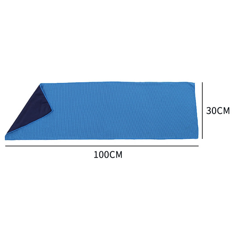 Khăn thể thao làm từ polyester thấm hút, nhanh khô, thoáng khí, làm mát da, di động, kích thước 30x100 tròn, 40x80 cốc dây, 30x100 cốc dây, 30x100 cốc kẹp