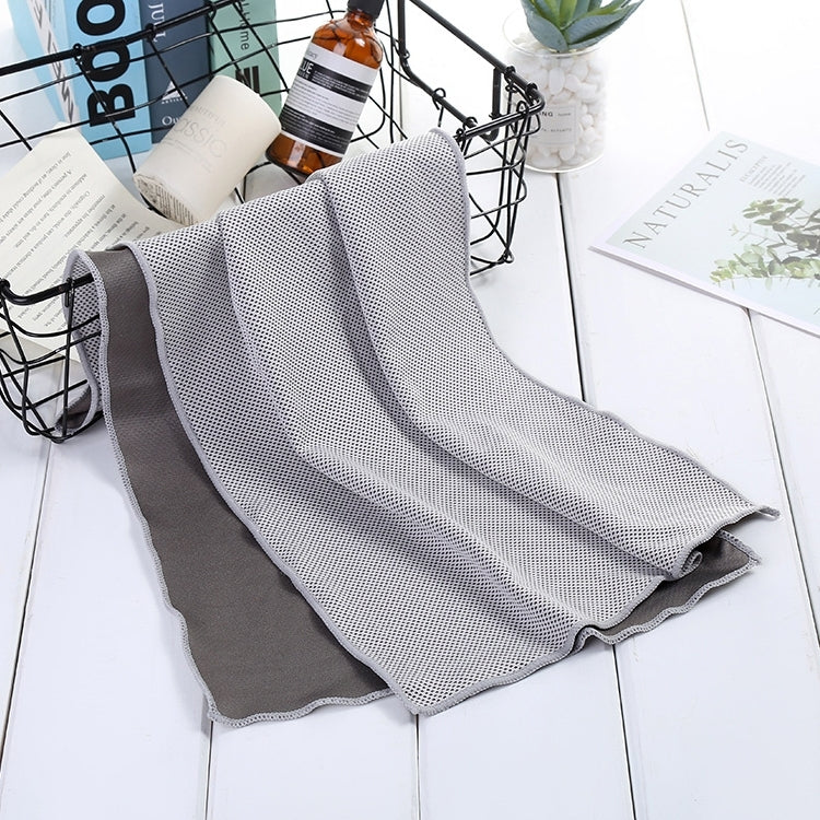 Khăn thể thao làm từ polyester thấm hút, nhanh khô, thoáng khí, làm mát da, di động, kích thước 30x100 tròn, 40x80 cốc dây, 30x100 cốc dây, 30x100 cốc kẹp