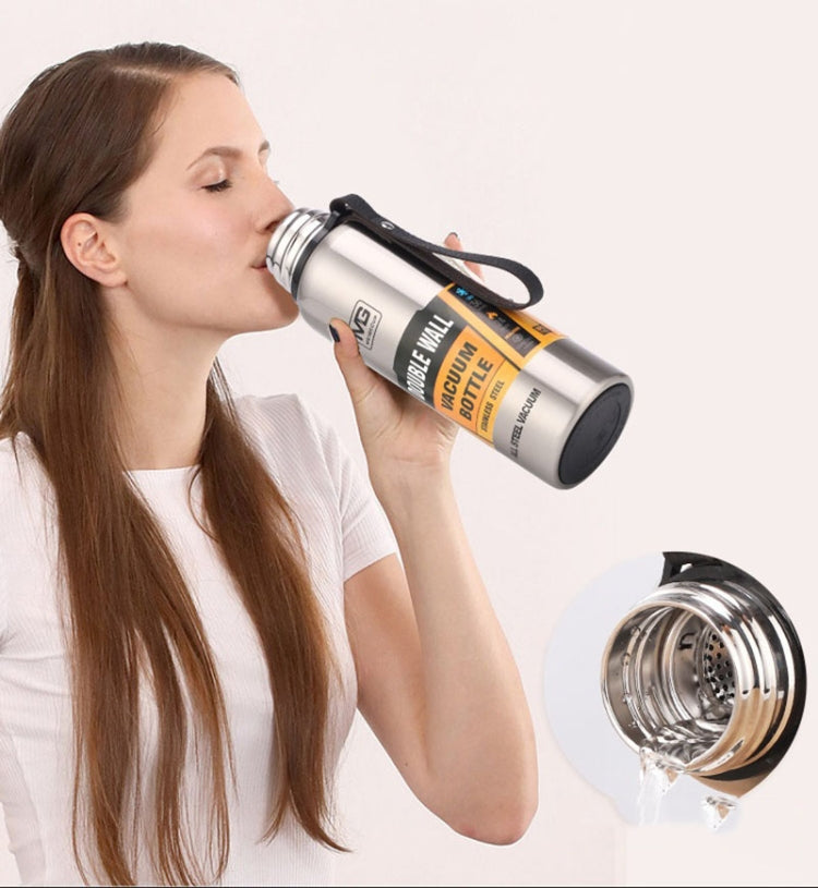 Cốc giữ nhiệt ngoài trời dung tích lớn di động, 500ml, 750ml, 1000ml, 1500ml