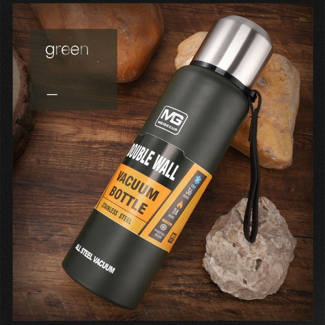 Cốc giữ nhiệt ngoài trời dung tích lớn di động, 500ml, 750ml, 1000ml, 1500ml