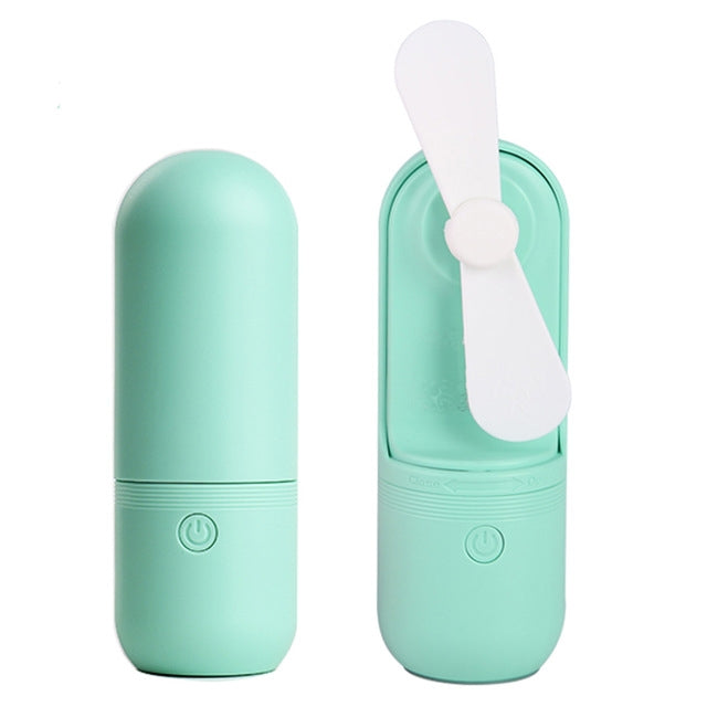 Quạt gấp mini cầm tay sạc USB để bàn