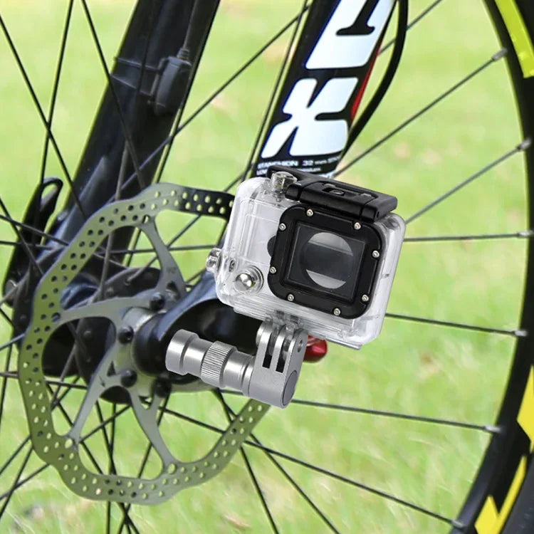 Giá đỡ trục bánh xe xe đạp mở rộng cố định cho Gopro, Xiaomi Yi, v.v.