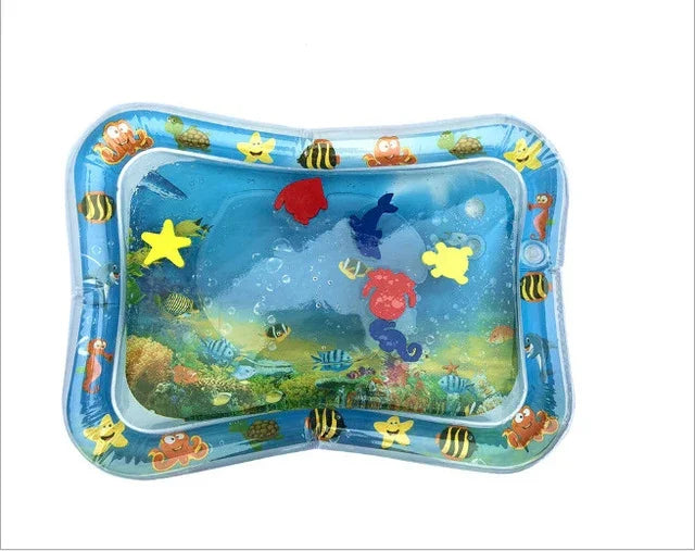 Đệm chơi nước bể cá bơm hơi cho bé, thảm chơi nằm sấp, màu xanh nhạt 66*50cm, trắng 60*50cm, xanh dương 60*50cm