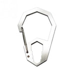 Dụng cụ cắm trại ngoài trời EDC Cờ lê lục giác ngoài móc khóa carabiner bằng thép không gỉ, khóa leo núi đa chức năng móc treo chìa khóa