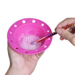 Khay cọ silicone cho dụng cụ làm đẹp, bát rửa cọ trang điểm đặc biệt