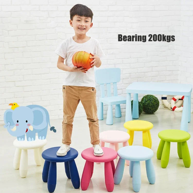 Ghế đẩu trẻ em nhiều màu sắc, ghế nhựa cho mẫu giáo
