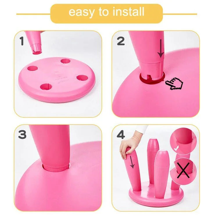 Ghế đẩu trẻ em nhiều màu sắc, ghế nhựa cho mẫu giáo