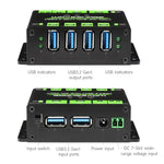 Waveshare 23929 USB HUB, mở rộng 4 cổng USB 3.2, chuyển đổi hai máy chủ, bảo vệ đa năng, 23929
