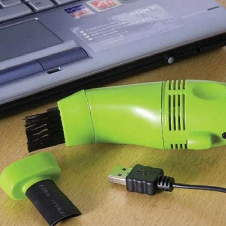 Máy hút bụi mini USB cho bàn phím máy tính để bàn kèm bàn chải