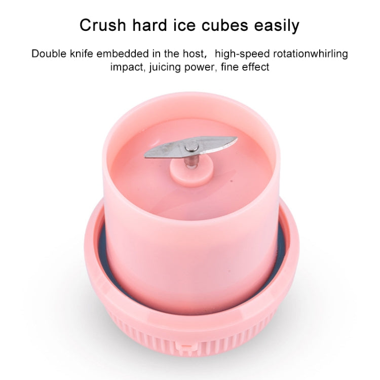 Máy ép trái cây điện mini gia dụng sạc USB di động, dung tích 250ml