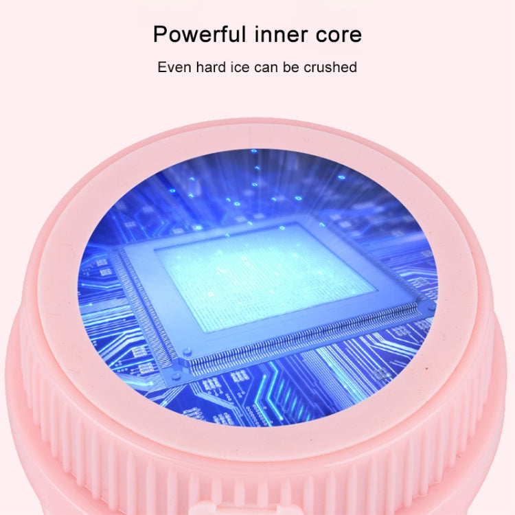 Máy ép trái cây điện mini gia dụng sạc USB di động, dung tích 250ml