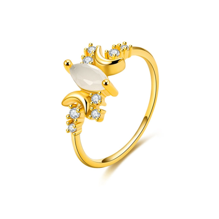 Nhẫn đính pha lê opal trắng nữ nhẫn đính hôn, size 10, 11, 5, 6, 7, 8, 9
