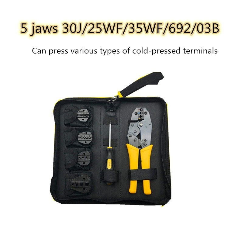Bộ kìm bấm cos đầu dây trần cách điện đa năng WXK-30JN Dụng cụ cầm tay thợ điện, WXK-30JN
