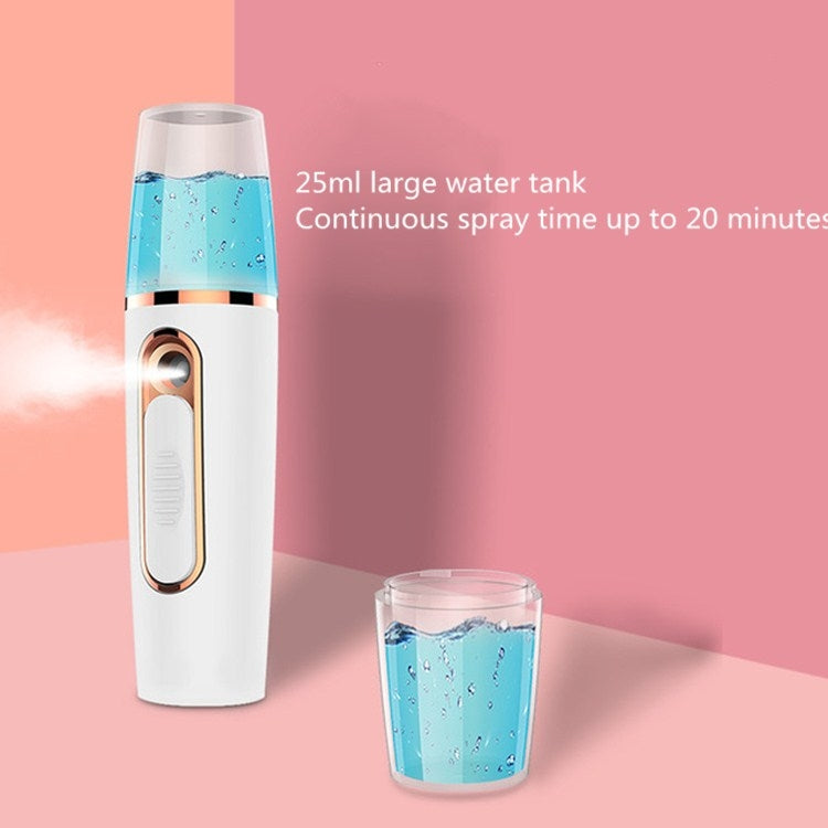 Bình xịt dưỡng ẩm mini di động sạc lại được, máy tạo ẩm làm đẹp khử trùng tự động phun cồn, Bình xịt dưỡng ẩm