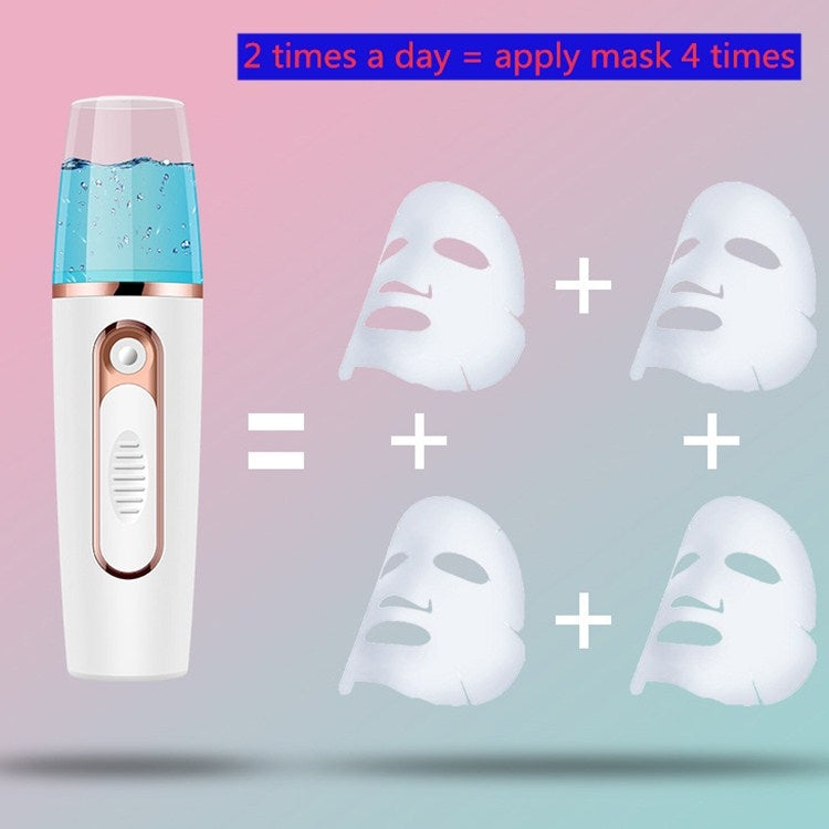 Bình xịt dưỡng ẩm mini di động sạc lại được, máy tạo ẩm làm đẹp khử trùng tự động phun cồn, Bình xịt dưỡng ẩm