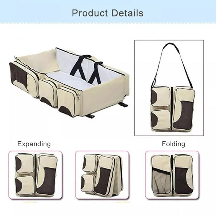 Giường gấp du lịch di động cho trẻ sơ sinh, túi đựng kiểu mummy