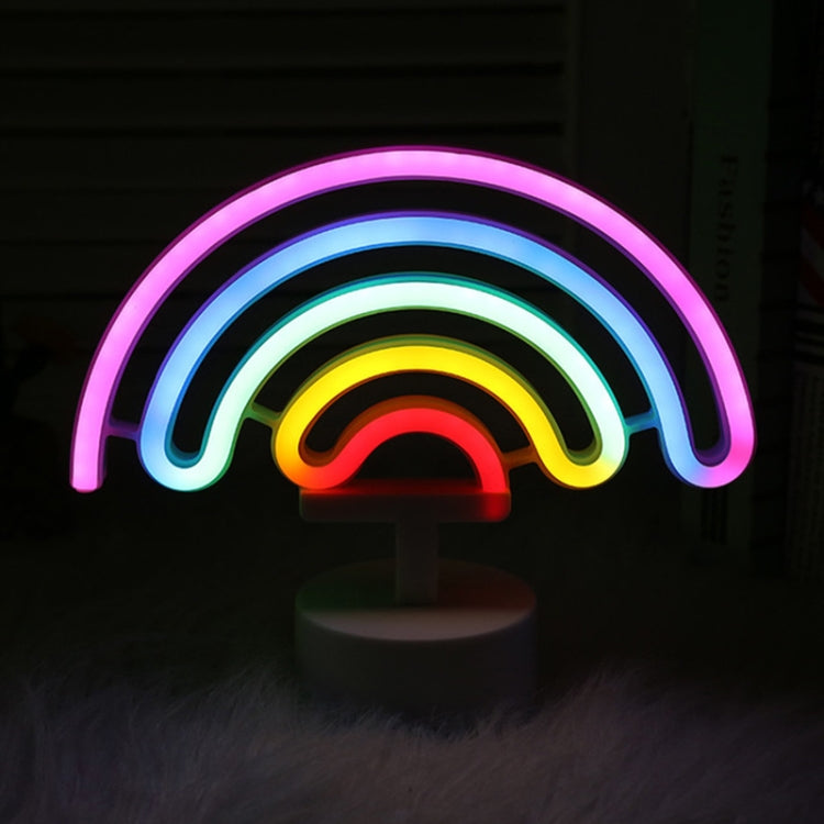 Đèn Neon Trang Trí Ánh Sáng Cầu Vồng Ban Đêm, Cầu Vồng