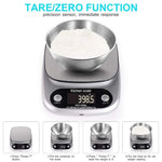Cân điện tử LCD bằng thép không gỉ BOH-C305 cho nhà bếp, thông số kỹ thuật: 5kg/0.1g, 5kg/0.1g