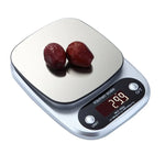 Cân điện tử LCD inox nhà bếp BOH-C305, thông số kỹ thuật: 3kg/0.1g, 3kg/0.1g