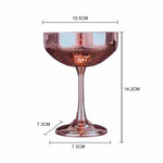Cốc thép không gỉ 304 in hình bông lúa mì, ly martini, ly rượu, đồ uống
